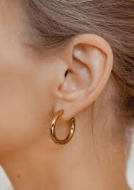 Etsy image earrings Gold Hoop Earrings